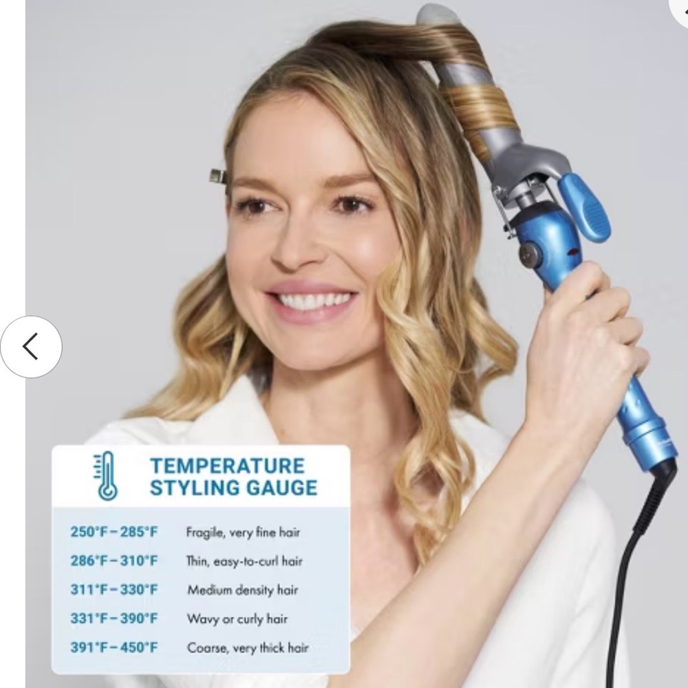 BaBylissPRO Titanium 1" Extended-Barrel Curling Iron & 1" Curved Styling Iron